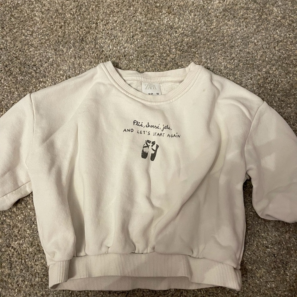 Zara Ballet sweatshirt